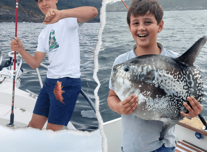 JORNADA PESCA EN FAMILIA DESDE HONDARRIBIA GUIPUZCOA