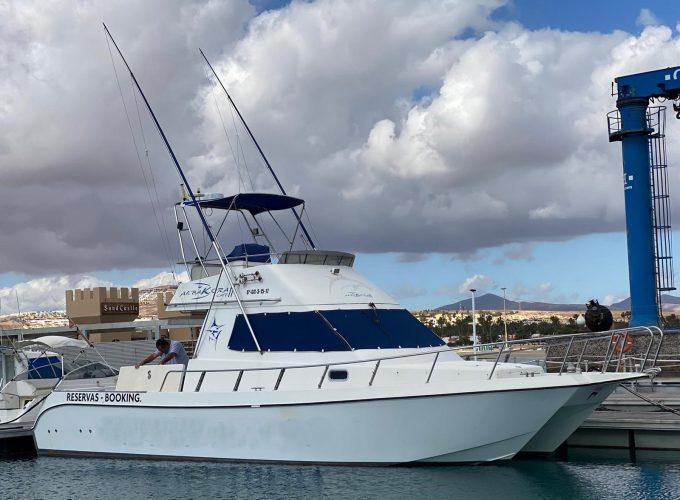 Barco para pescar en Fuerteventura